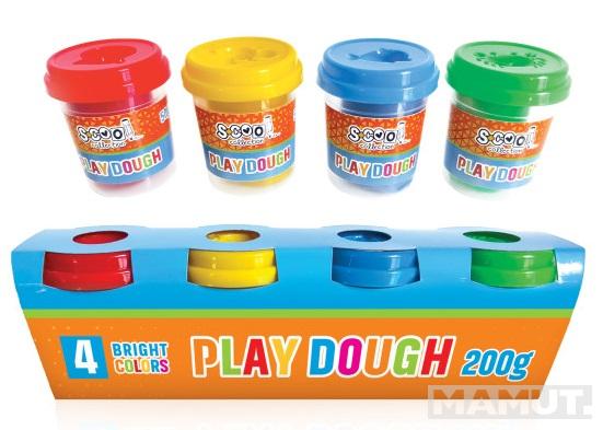 Plastelin četiri boje PLAY DOUGH 4x50g 
