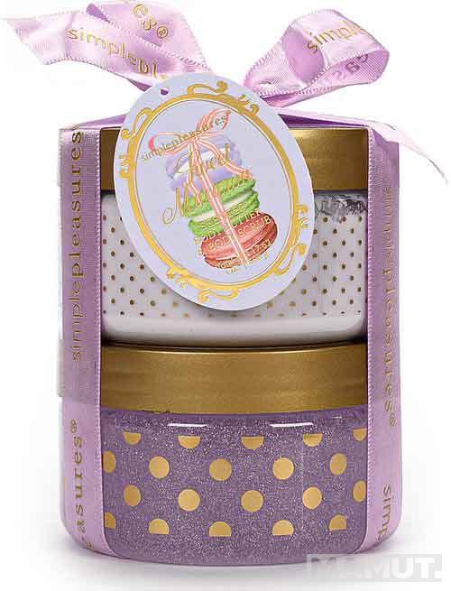 Body butter and scrub set SWEET MACARON 250g 