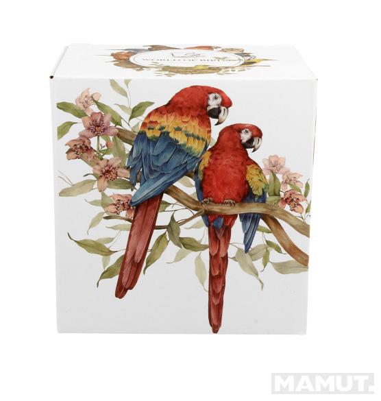Šolja za čaj sa infuzerom BIRD'S WORLD - SCARLET MACAWS 400ml 
