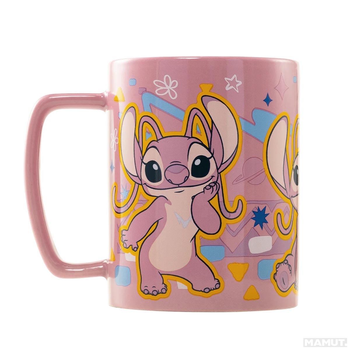 Šolja sa pliš omotačem LILO & STITCH - ANGEL 