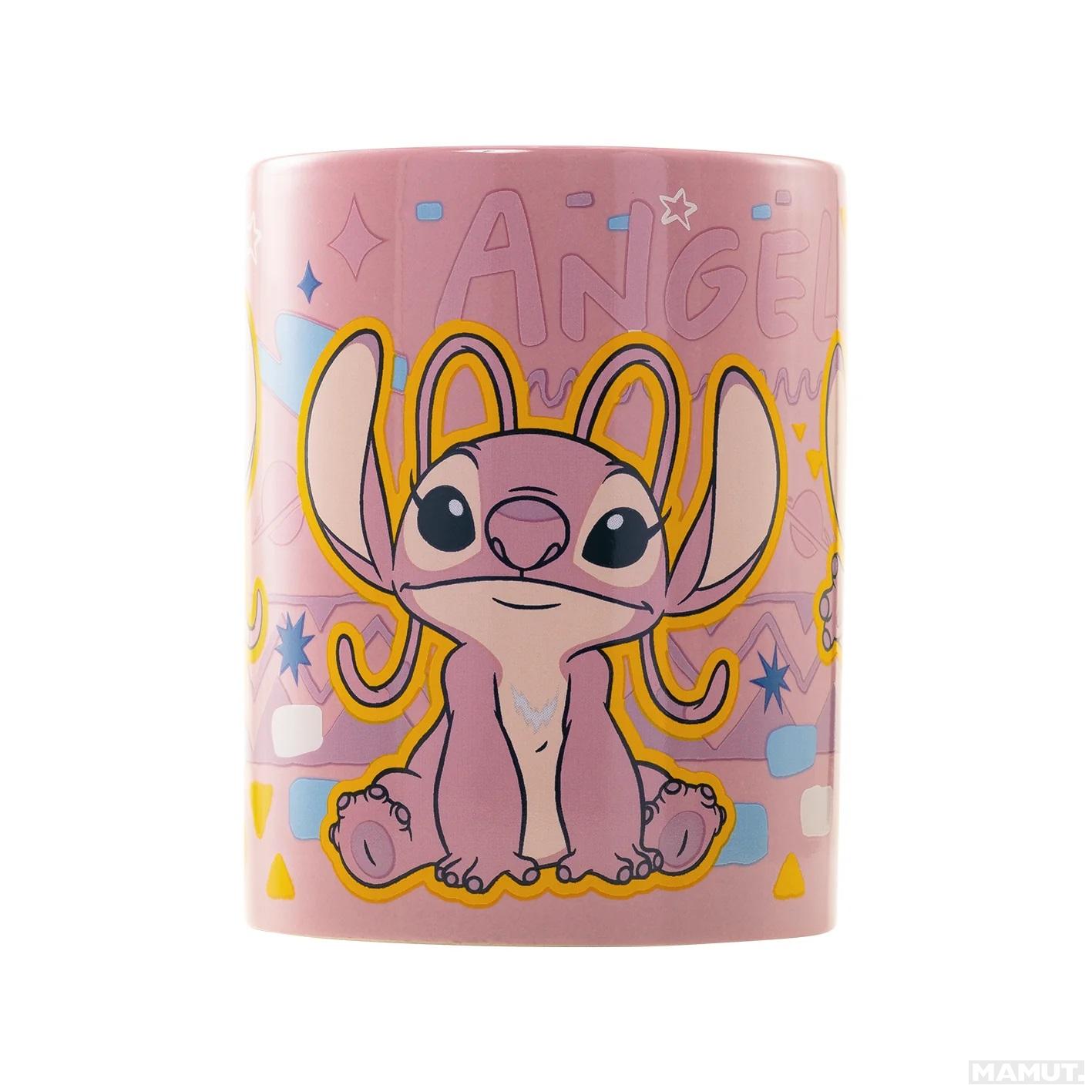 Šolja sa pliš omotačem LILO & STITCH - ANGEL 