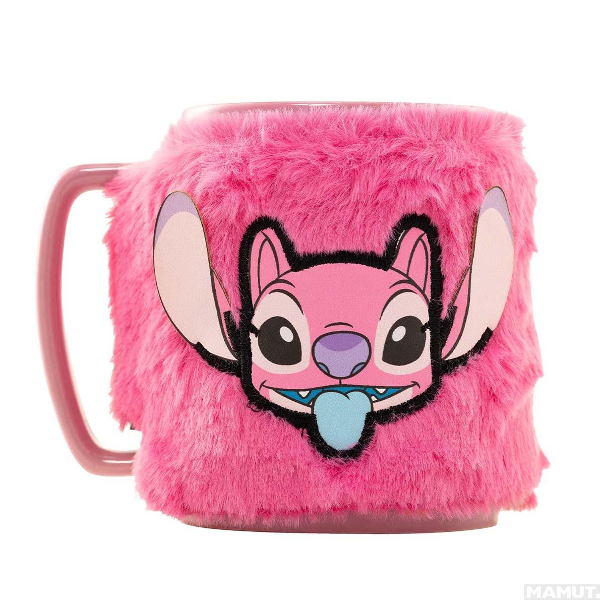 Šolja sa pliš omotačem LILO & STITCH - ANGEL 
