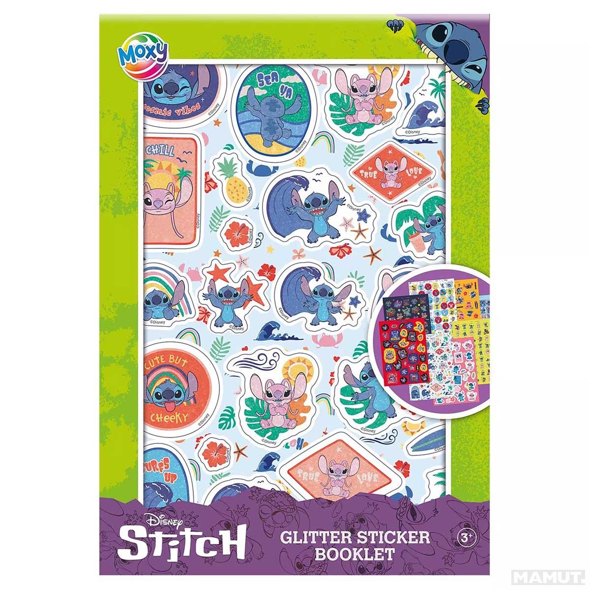 Papirni stikeri STITCH GLITTER STICKER BOOK 