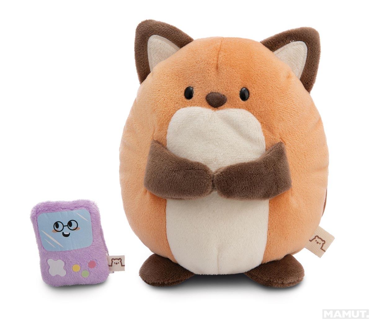 Plišana igračka NICI mymochi Fox Geeks with video game 16cm 