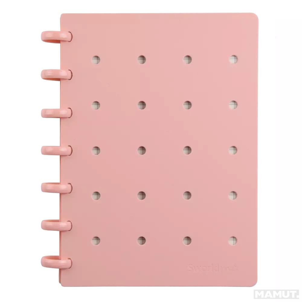 Sveska A5 sa spiralom, 80 L PINK 