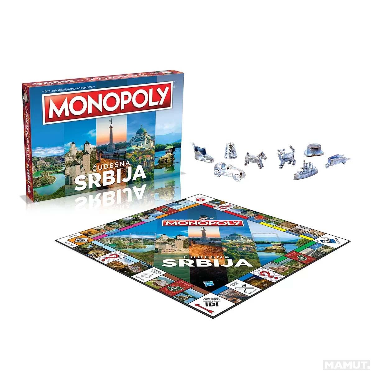 Društvena igra MONOPOL ČUDESNA SRBIJA 