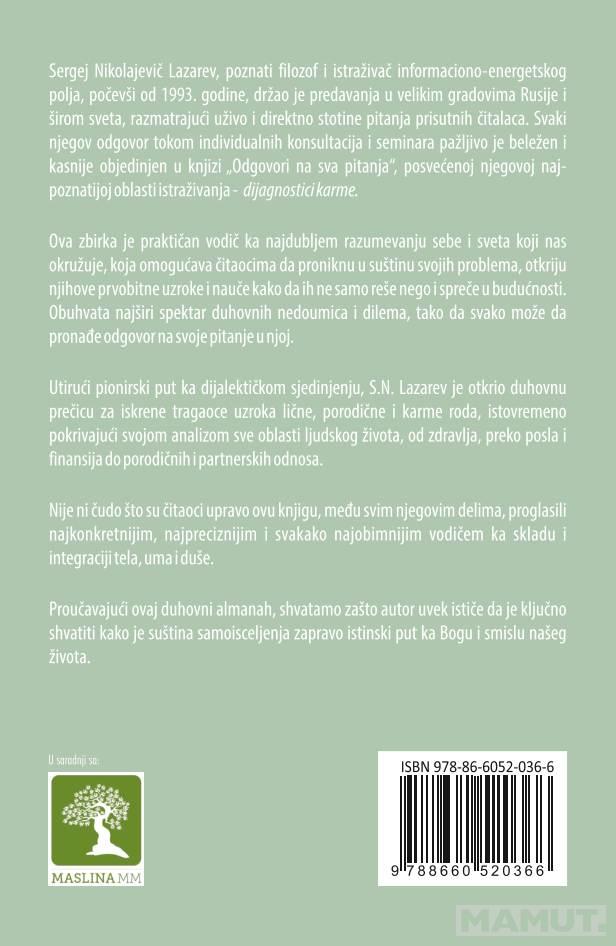 ODGOVORI NA SVA PITANJA Dijagnostika karme, knjiga 5 