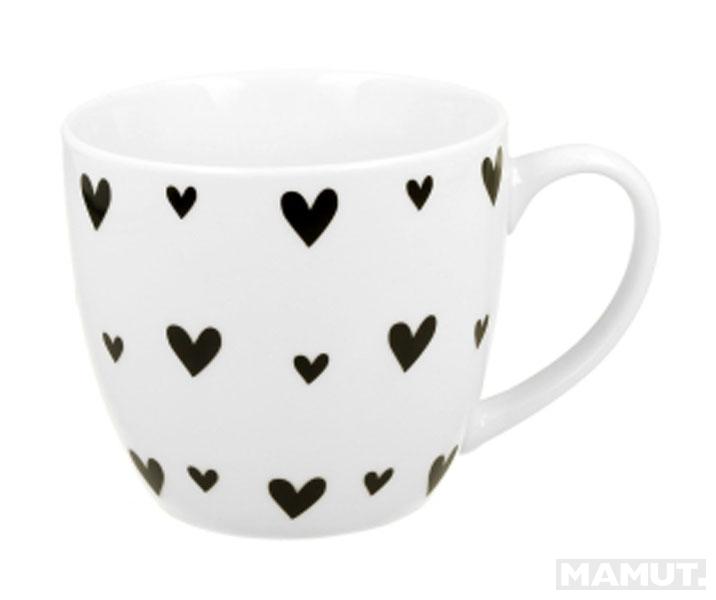 Šolja CRNA SRCA 460ml 