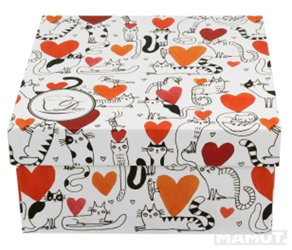 Šolja sa tacnom CAT'S WORLD - HEARTS 