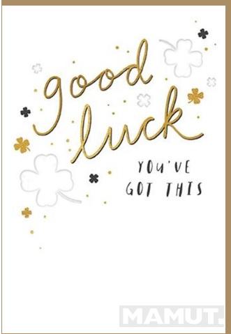 Čestitka GOOD LUCK (srećno) 