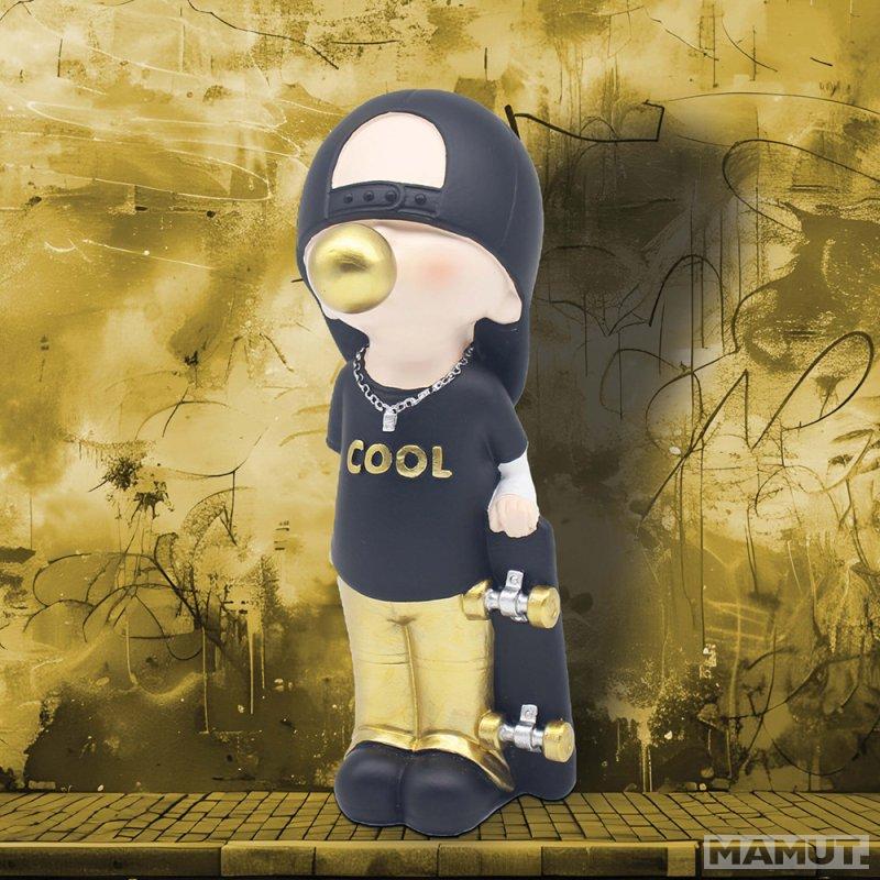 Dekorativna figura BUBBLE GUM BOY SKATE BOARD 