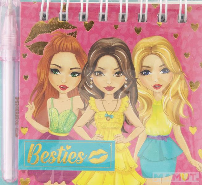 Mini notes sa olovkom BESTIES 8x8cm (dve vrste) 
