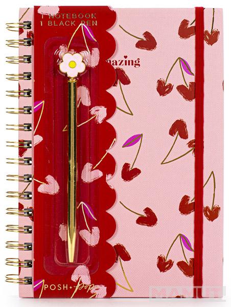 Notes na linije sa olovkom AMAZING CHERRY 