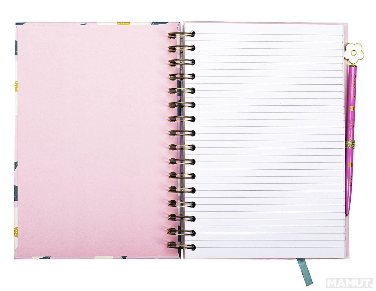 Notes sa spiralom A5 i olovka MY BEST PLANS 
