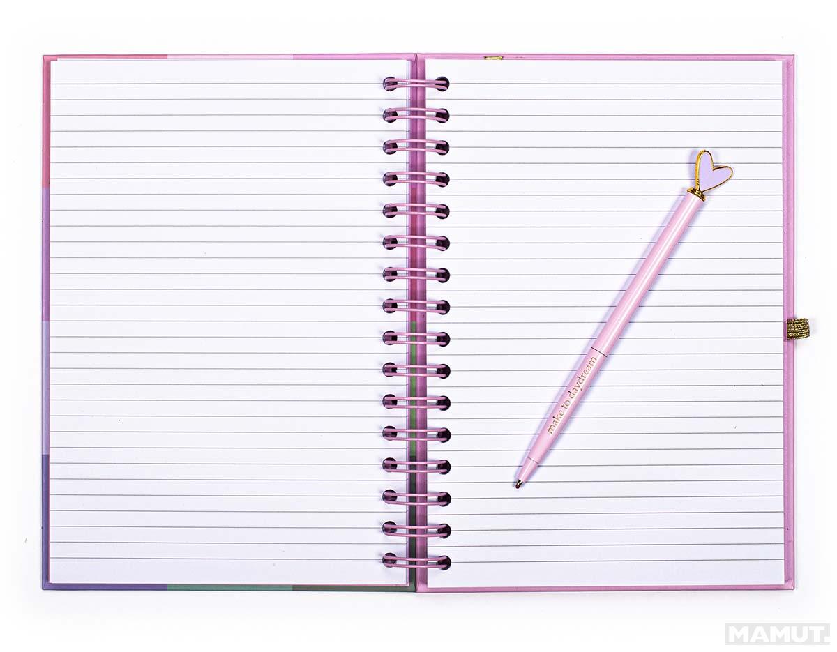 Notes sa spiralom A5 i olovka POSH POP 
