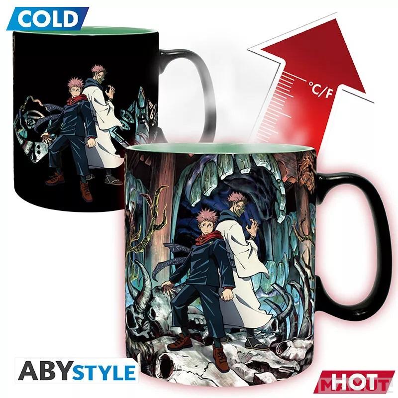 JUJUTSU KAISEN termoaktivna šolja ITADORI & SUKUNA 460ml 