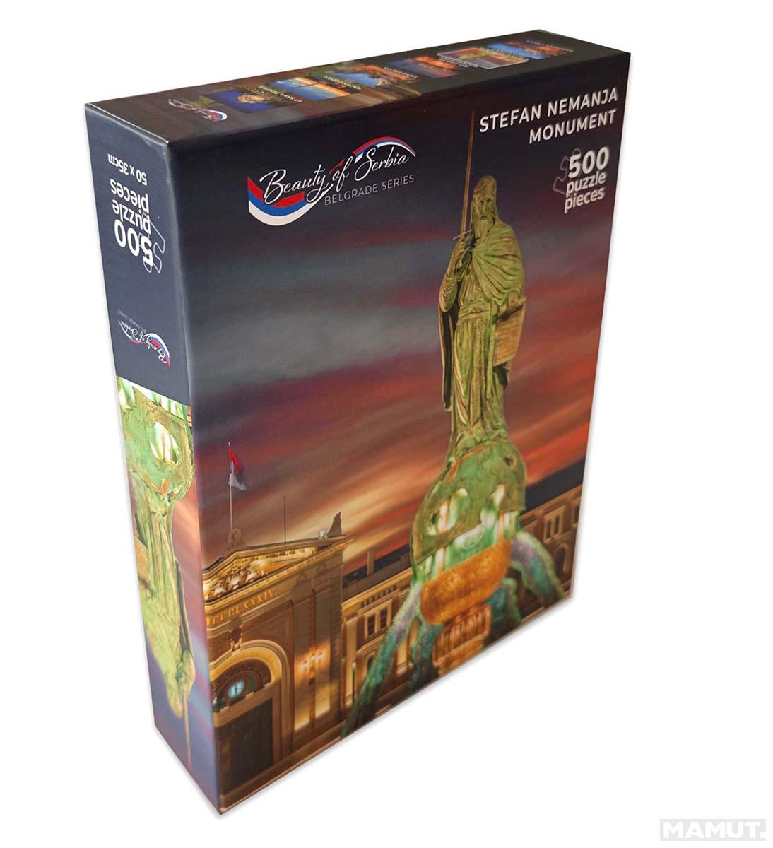 Puzzle 500 BEAUTY OF SERBIA Spomenik Stefanu Nemanji 