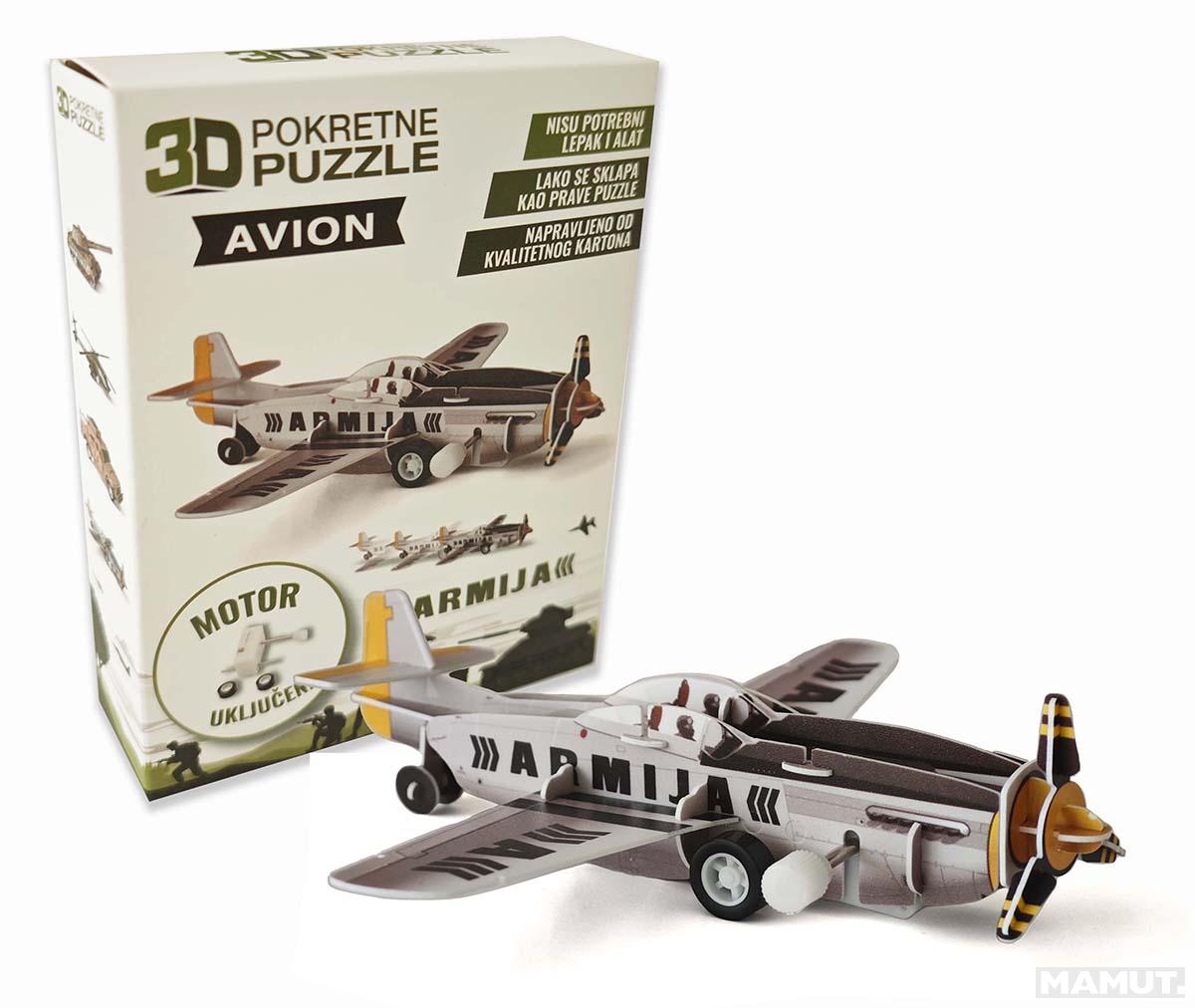 3D puzzle BORBENA VOZILA (više vrsta) 