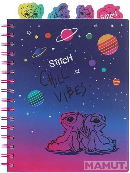Notes A5 na kvadratiće DISNEY STITCH - CHILL VIBES 