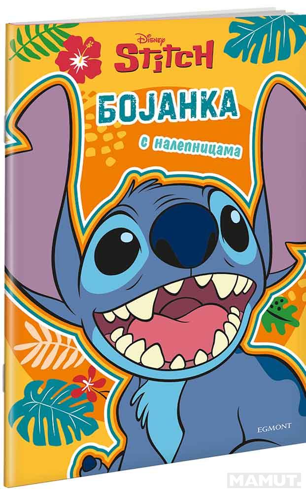 DISNEY STITCH - BOJANKA S NALEPNICAMA 