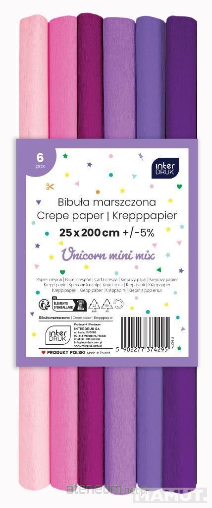 Set krep papira UNICORN MIX 200x25cm 
