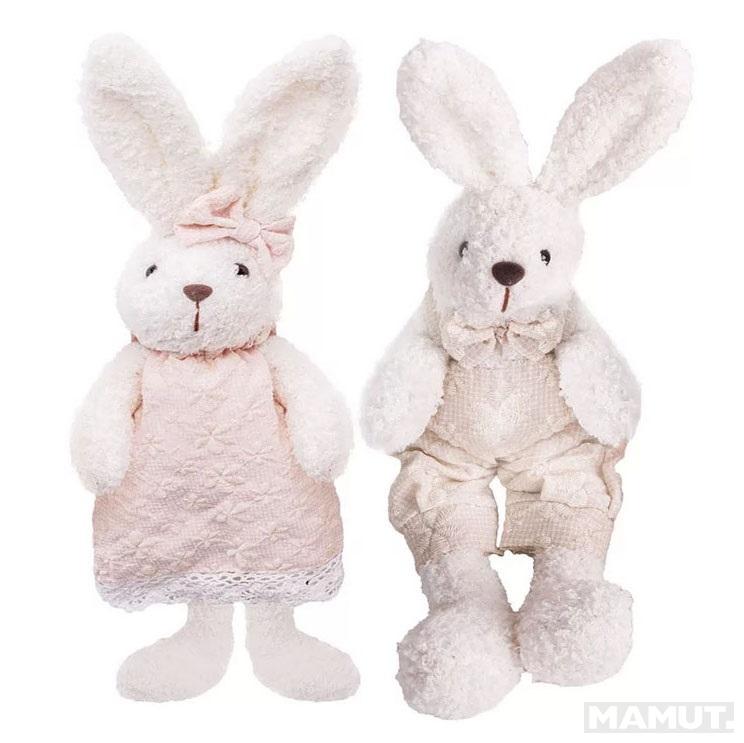 Uskršnji BELI ZEKA 16cm (dve vrste) 