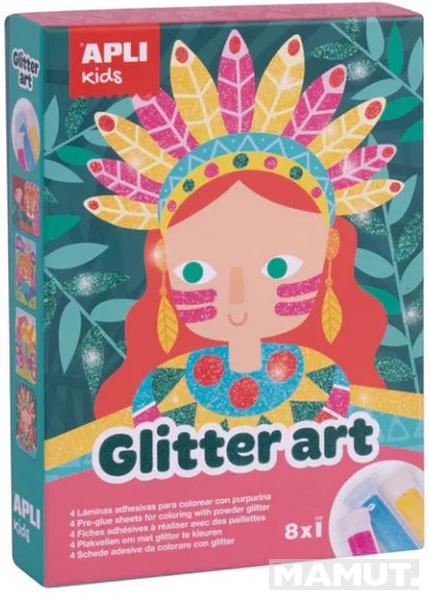 Kreativni set za bojenje šljokicama GLITTER ART 