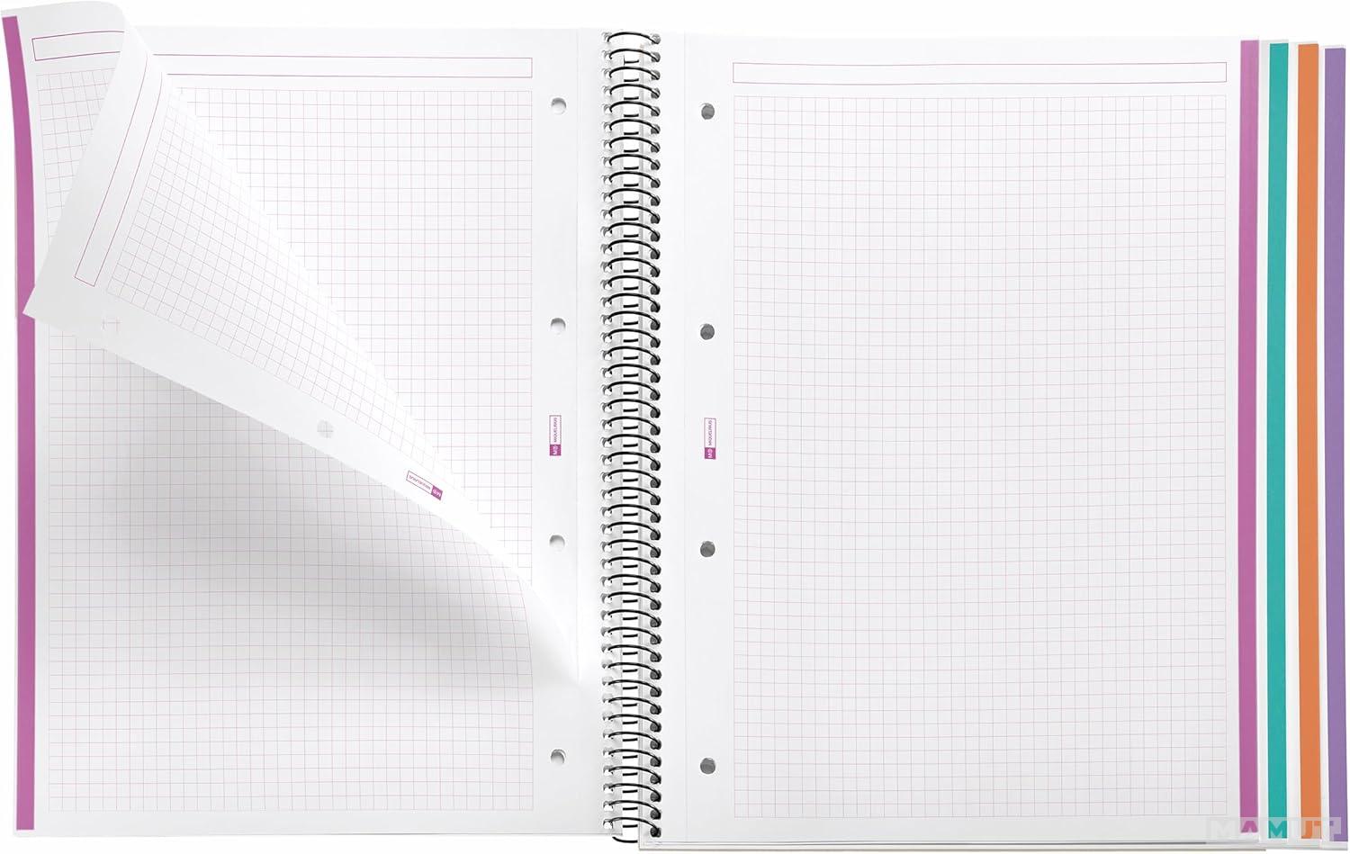 Notes A4 MIQUELRIUS Wake up, 120 listova na kvadratiće 