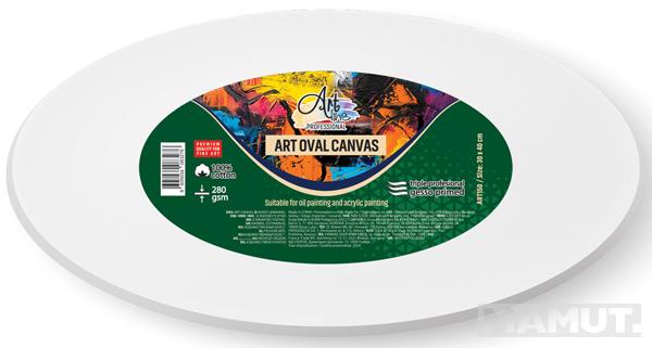 Ovalno skilarsko platno 280GSM ART SCOOL 30x40cm 