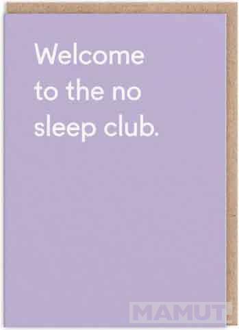 Čestitka NO SLEEP CLUB 