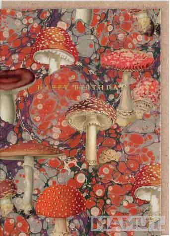 Čestitka MARBLE FUNGI 