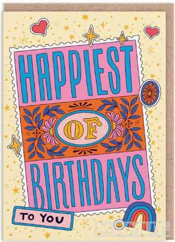 Čestitka HAPPIEST OF BIRTHDAYS 