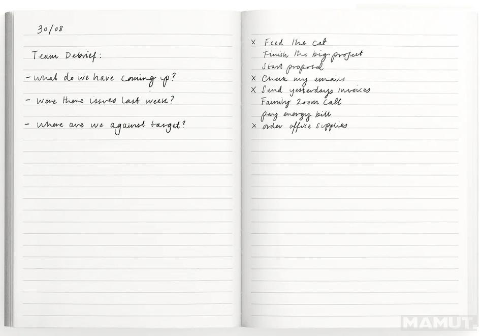 Notes na linije PROCRASTINATION CENTRAL 