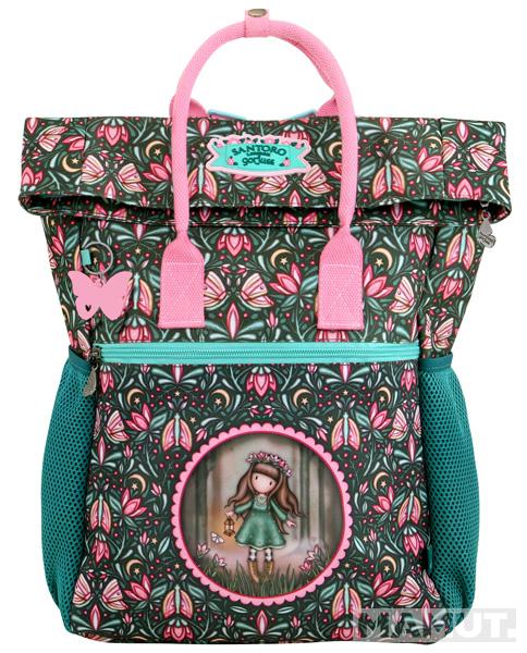 SANTORO GORJUSS roll top ranac WOODLAND WILDFLOWER 