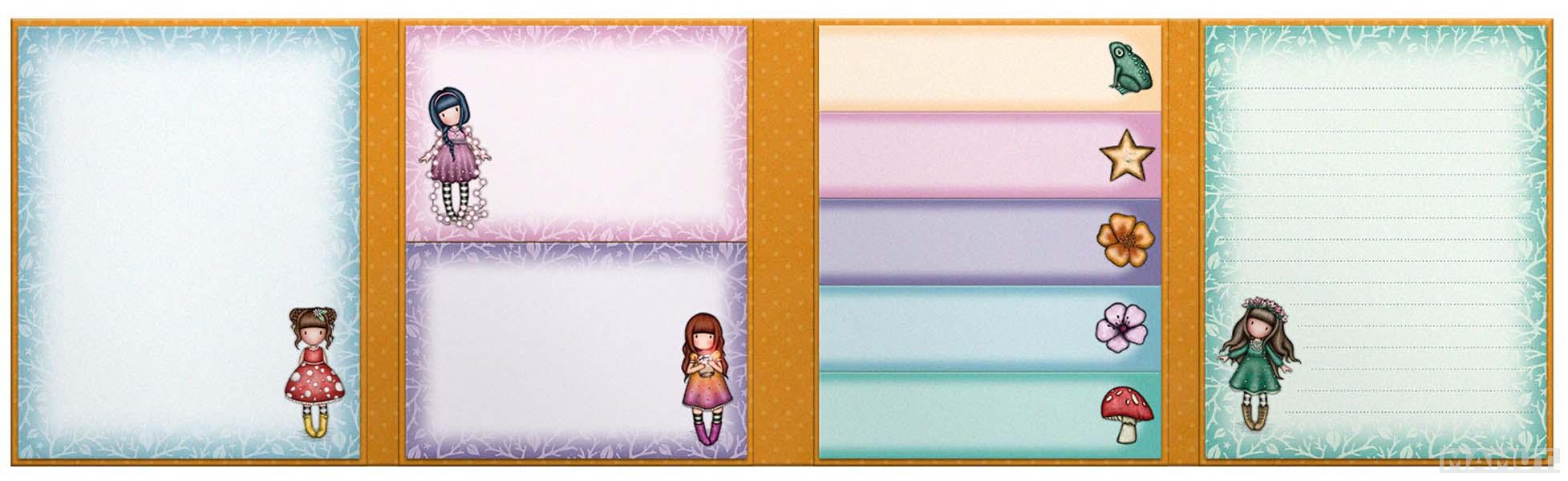 SANTORO GORJUSS sticky notes FIREFLY DAWN 