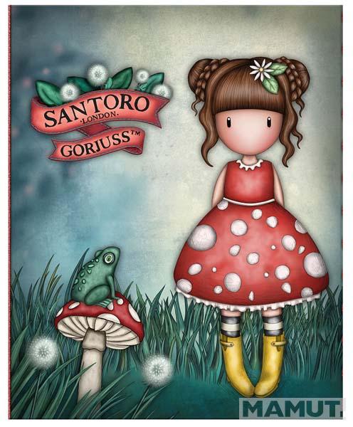SANTORO GORJUSS sticky notes LITTLE MUSHROOM 