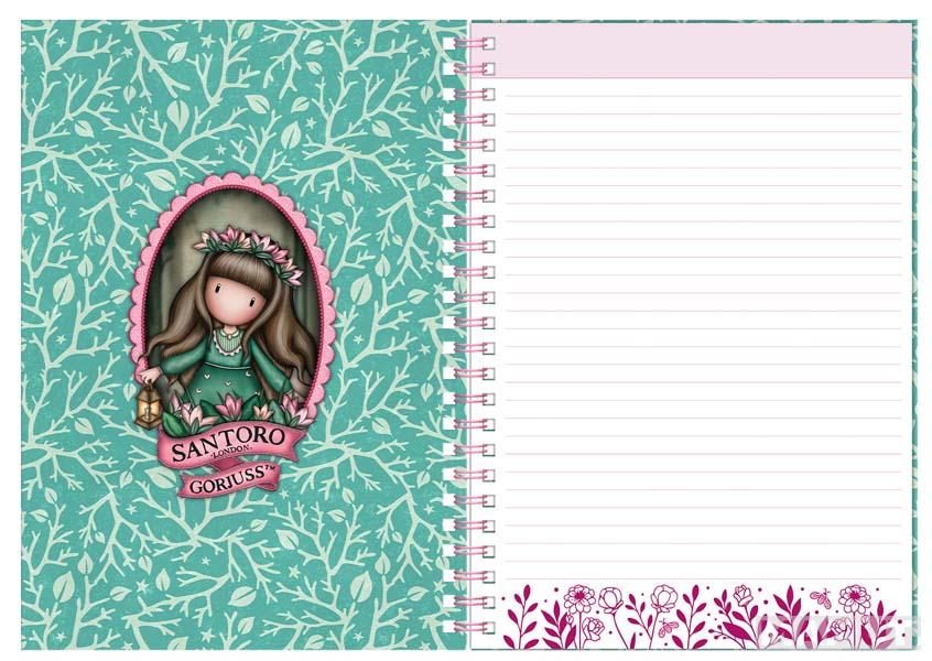 SANTORO GORJUSS notes na linije WOODLAND WILDFLOWER 