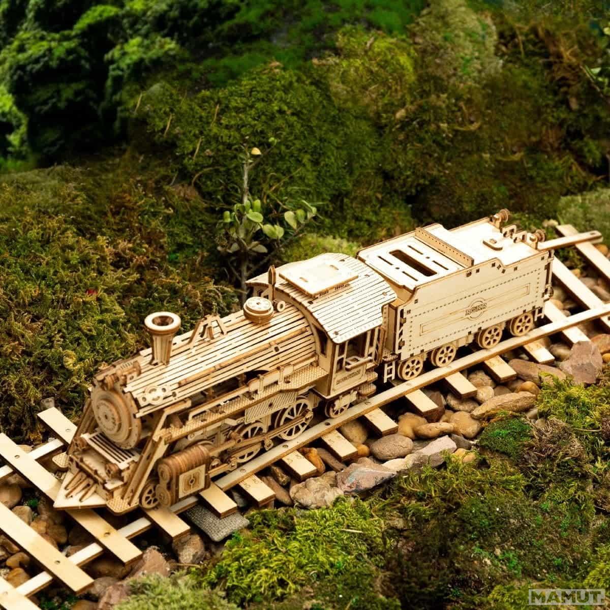 3D drvene puzzle PARNA LOKOMOTIVA 