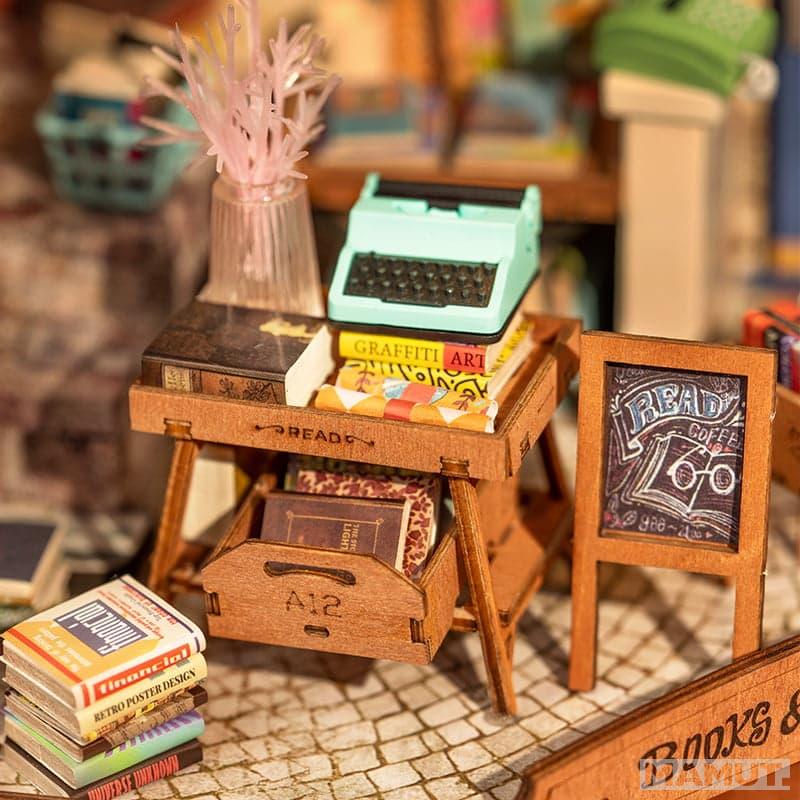 3D drvene puzzle CORNER BOOKSTORE 
