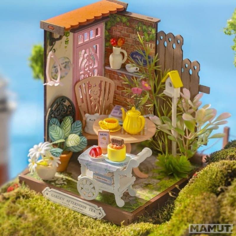 3D drvene puzzle FANCY TEA YARD 
