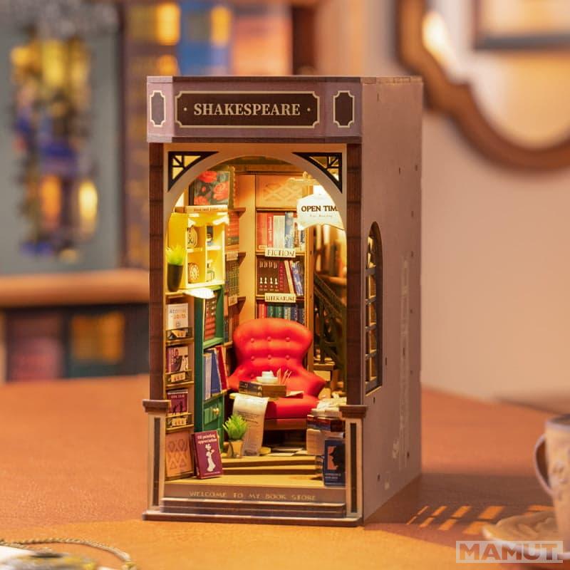 3D drvene puzzle/držač za knjige BOOKSTORE 