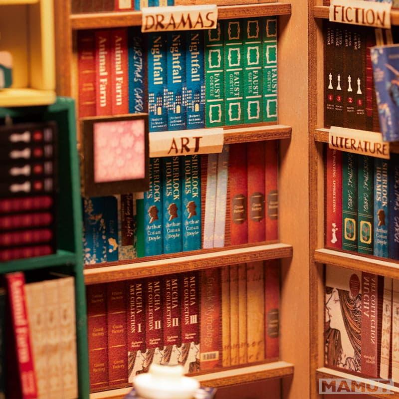 3D drvene puzzle/držač za knjige BOOKSTORE 