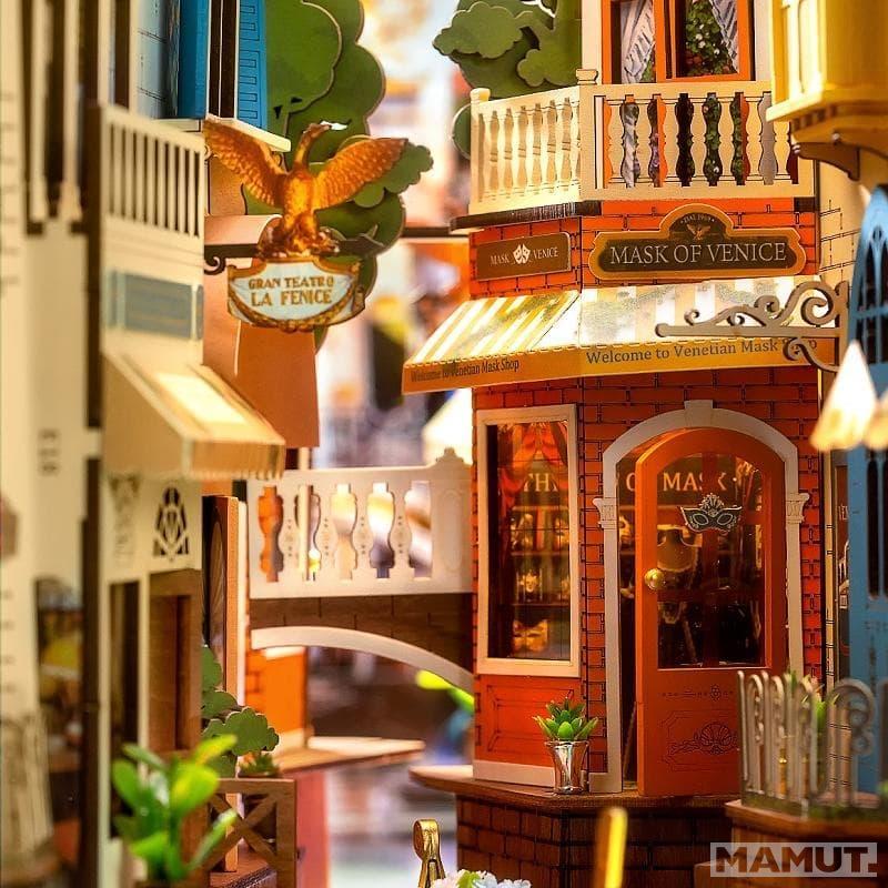 3D drvene puzzle/držač za knjige ROMANTIC VENICE 