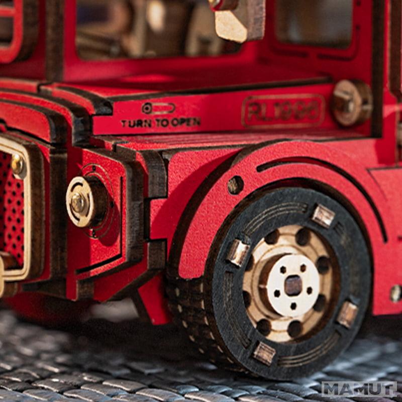 3D drvene puzzle LONDON TOUR BUS 