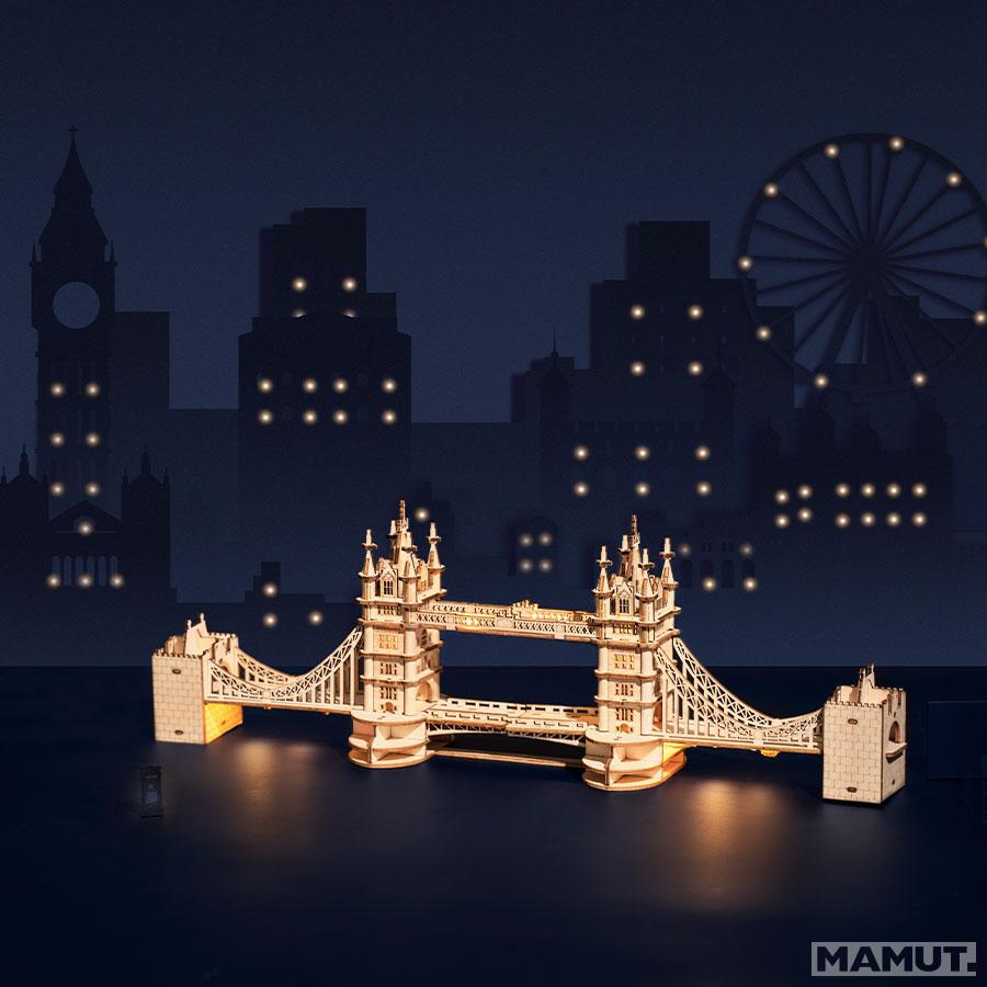 3D drvene puzzle TOWER BRIDGE 