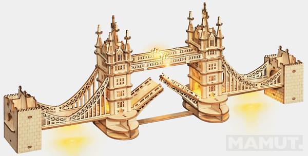 3D drvene puzzle TOWER BRIDGE 
