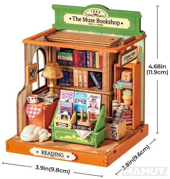 3D drvene puzzle MUSE BOOKSHOP 