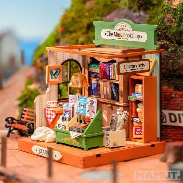 3D drvene puzzle MUSE BOOKSHOP 