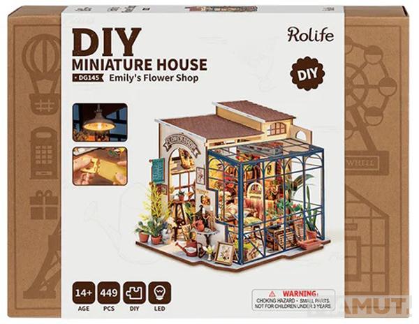 3D drvene puzzle/držač za knjige EMILINA CVEĆARA 