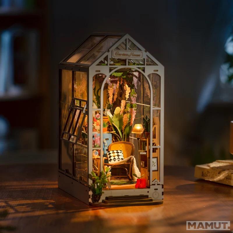 3D drvene puzzle/držač za knjige  GARDEN HOUSE 